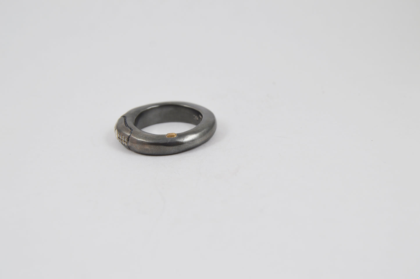 Rosa Maria Bolero Ring — Sterling Silver & White Diamond - Hearth Co