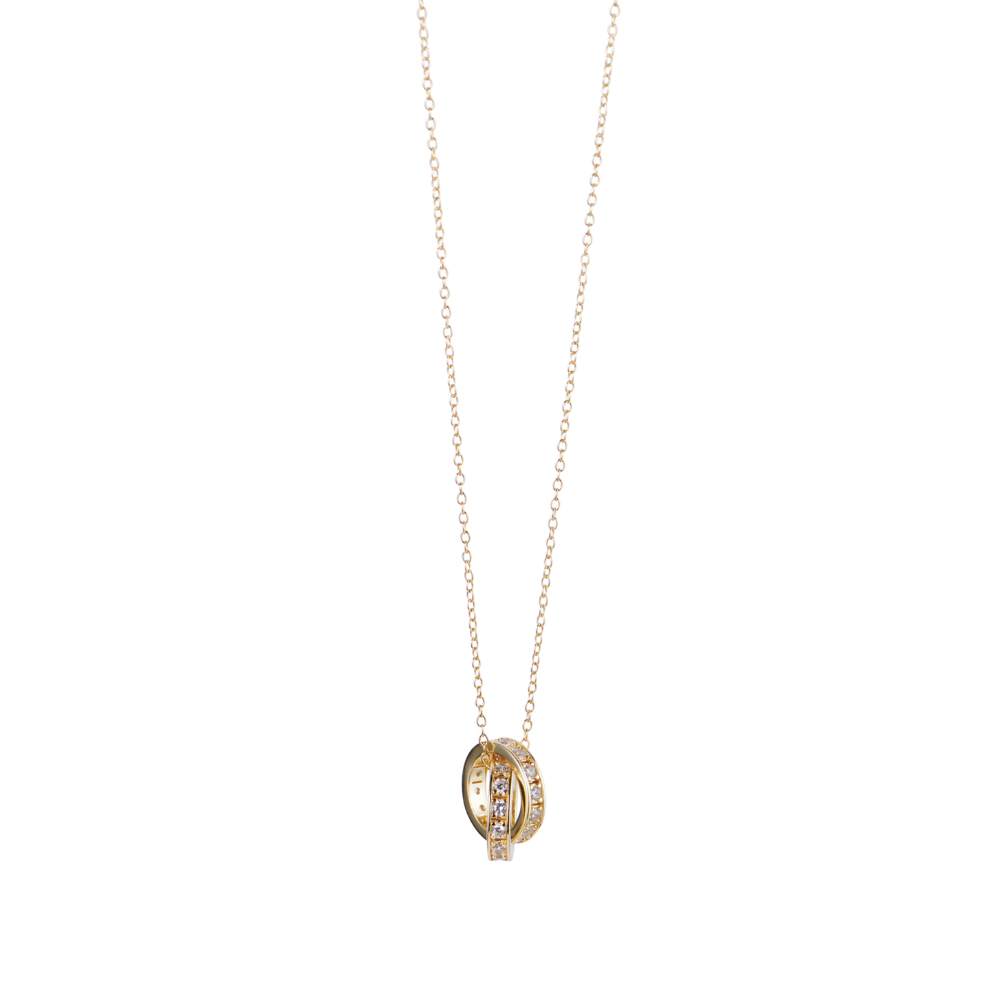 Double Ring Pendant Necklace - Hearth Co
