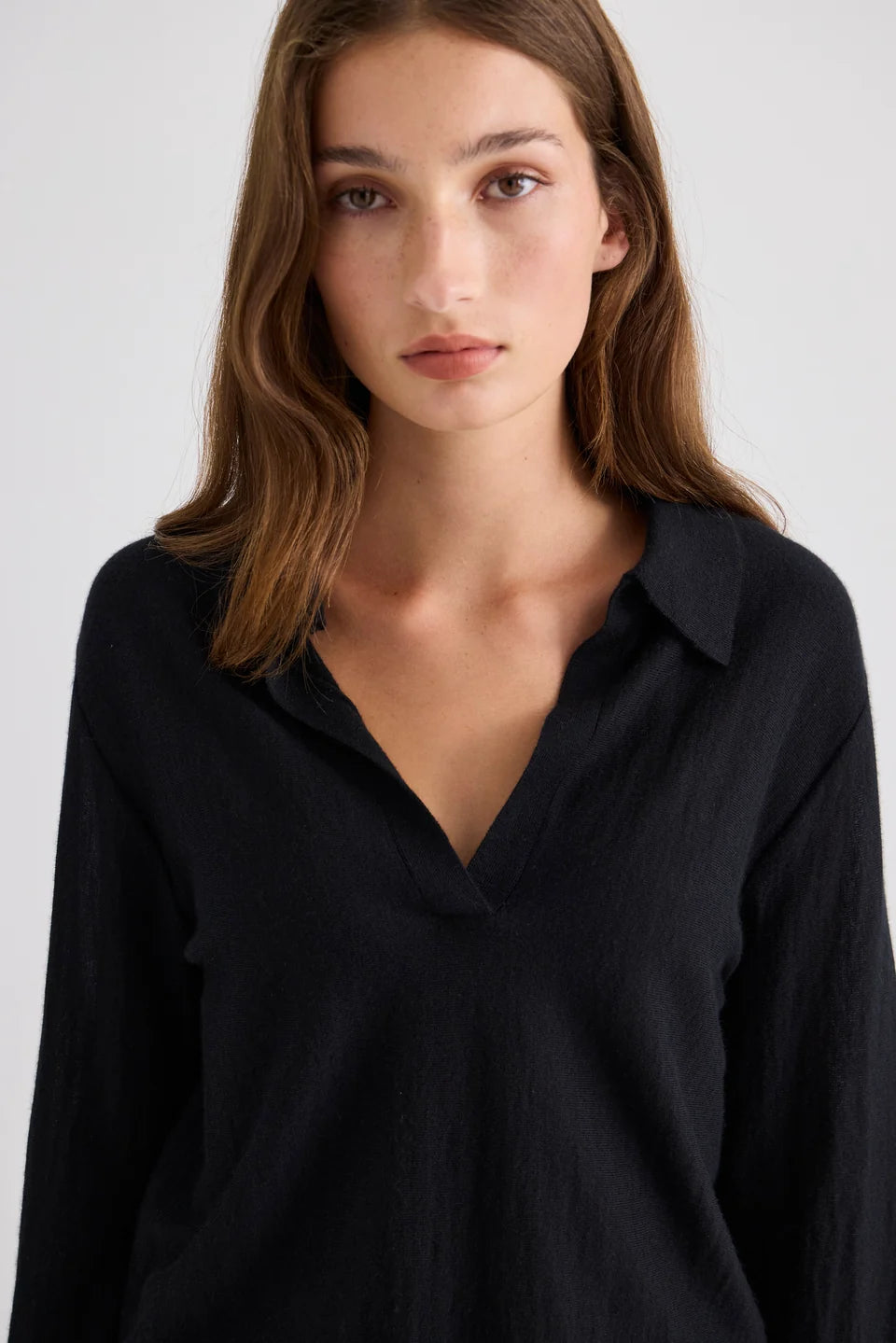 Noa Featherlight Cashmere Polo