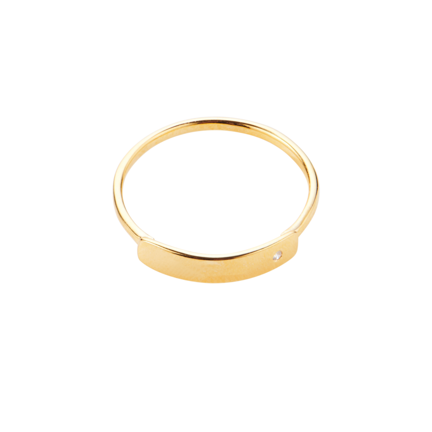 Slim Signet Ring