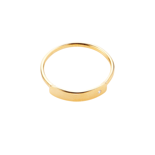 Slim Signet Ring - Hearth Co