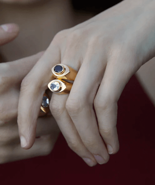 Pigna Ayna Smoky Topaz Ring - Hearth Co