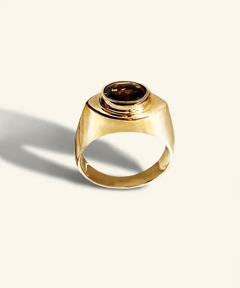 Pigna Ayna Smoky Topaz Ring - Hearth Co