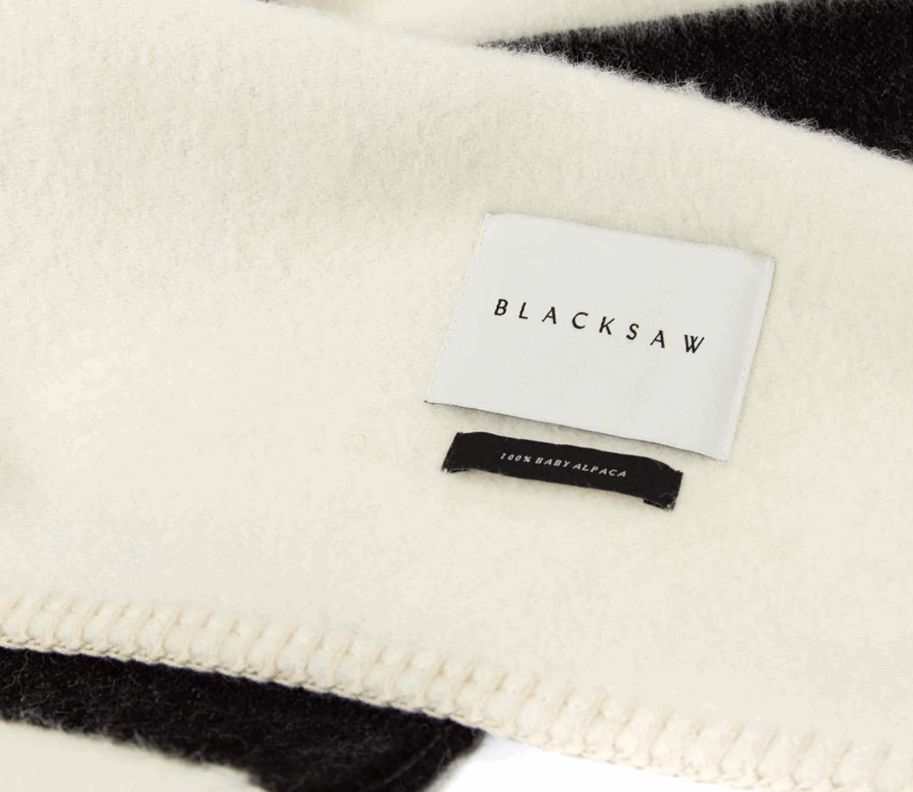 Blacksaw Mason Throw - Premium Baby Alpaca