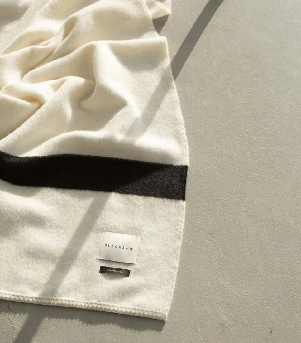 Blacksaw Mason Throw - Premium Baby Alpaca