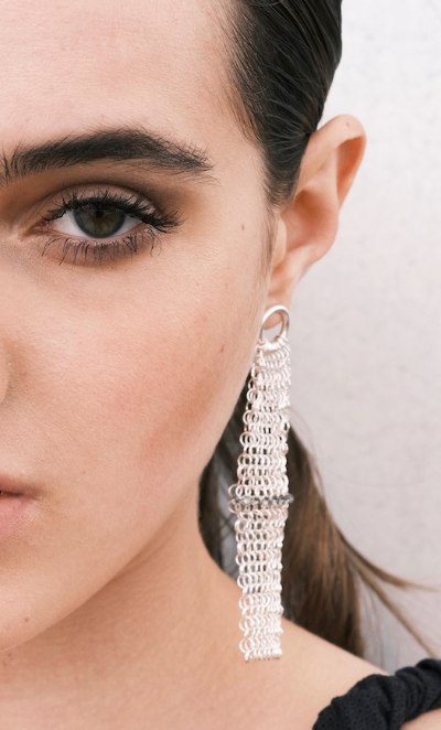 Laura B Jeanne Chain Earrings - Hearth Co