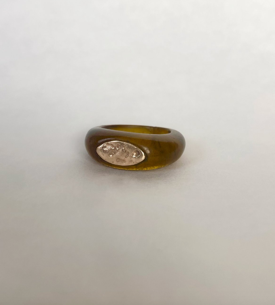 Alchemy Oval Signet Ring by Realm - Hearth Co