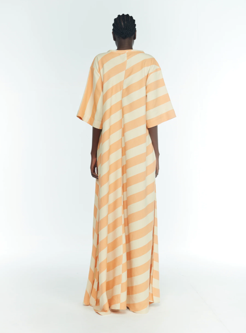 Marrakshi Life T-Shirt Dress - Stripe 15 - Hearth Co
