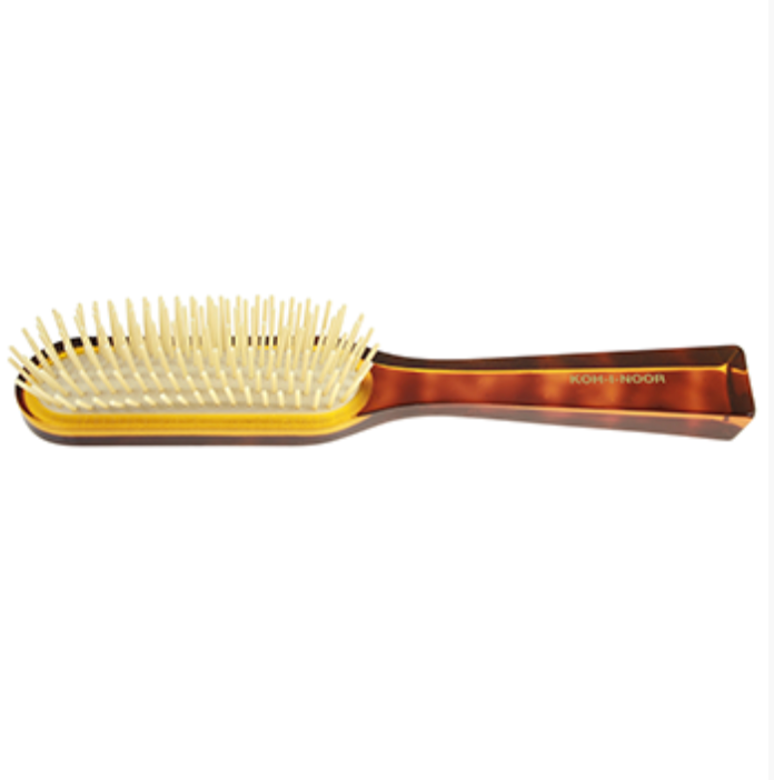 Koh I Noor Jaspe Pneumatic Gold Pin Hairbrush