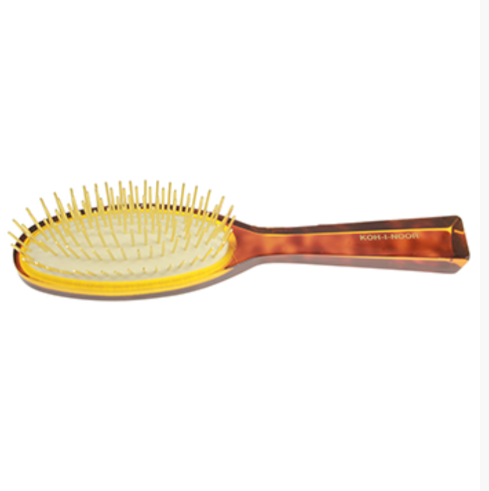 Koh I Noor Jaspe Pneumatic Gold Pin Hairbrush