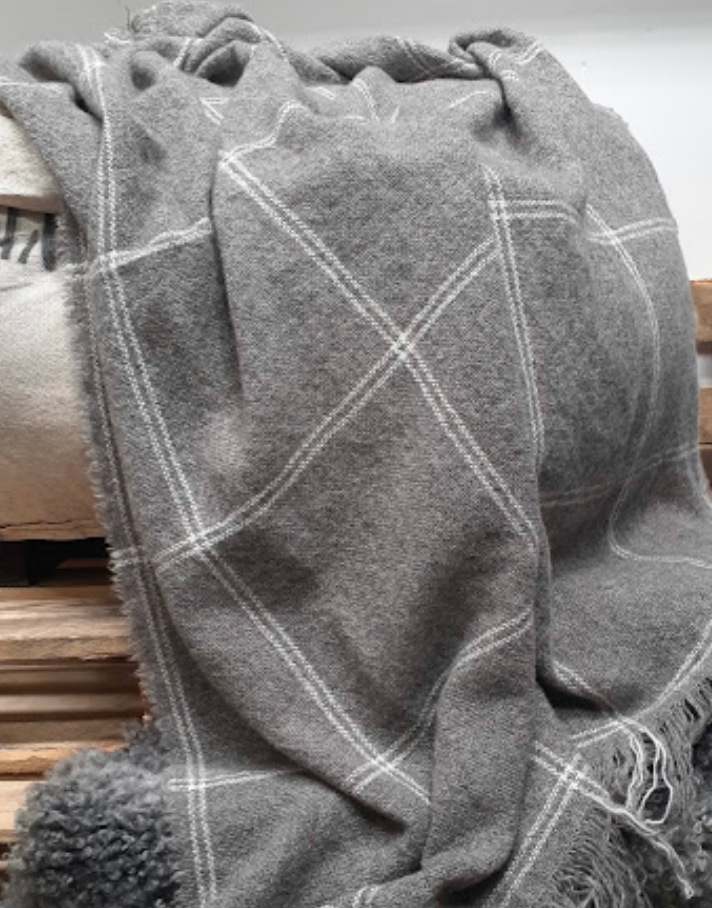 Stansborough Brushed Wool Throw