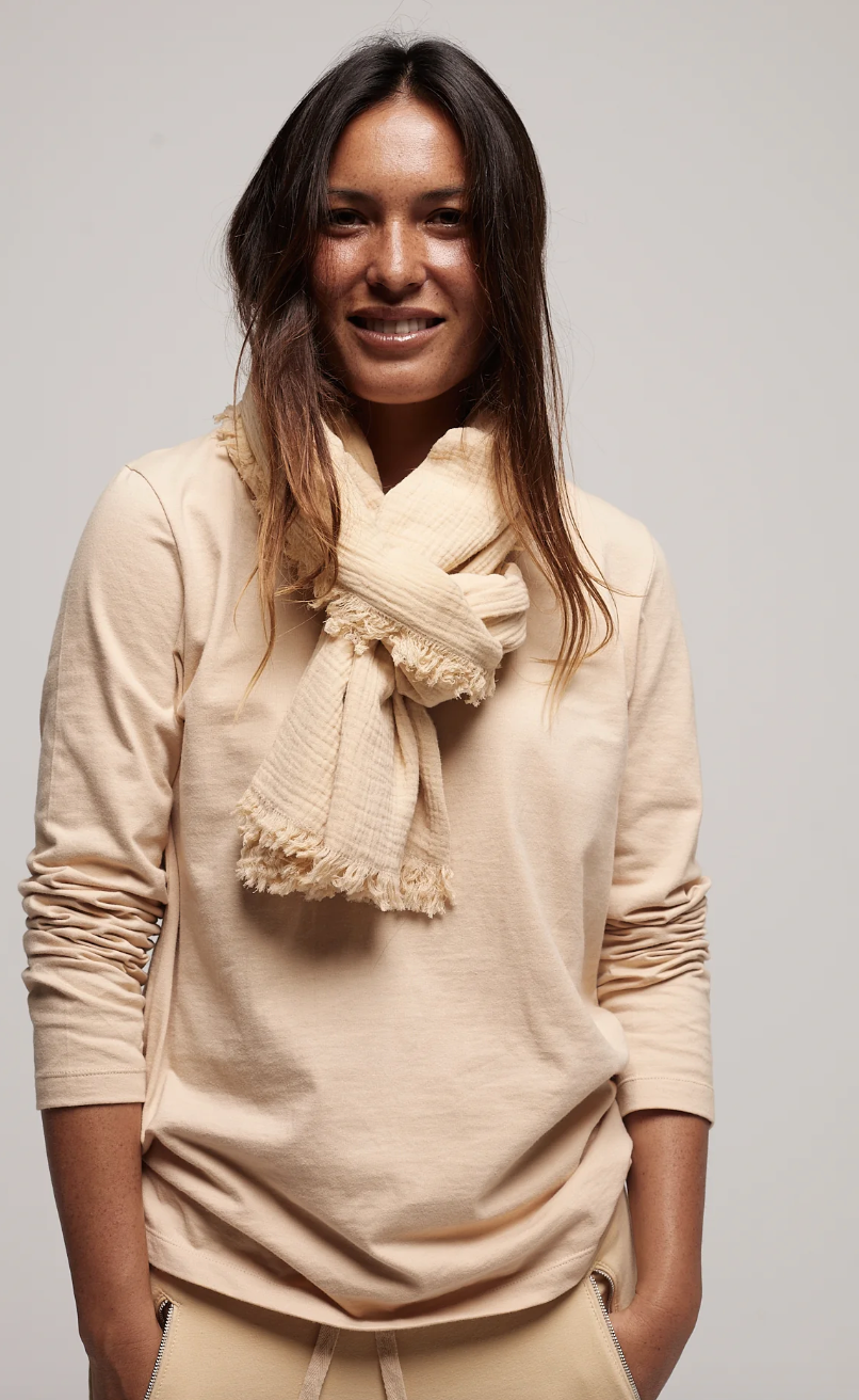thread by me Beau Cotton Gauze Scarf