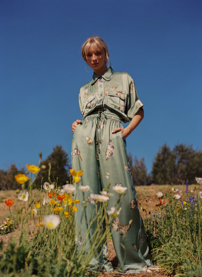 Papillon Silk Pant by Odet