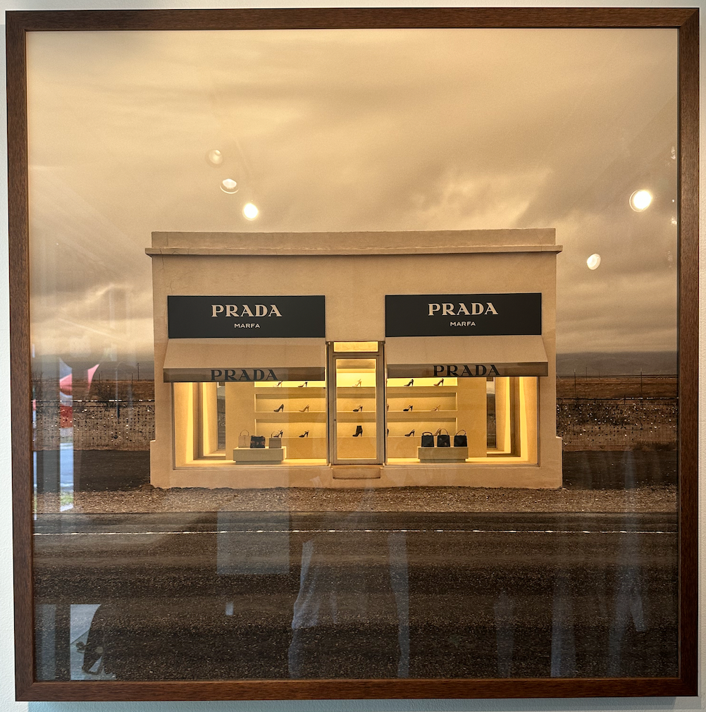 Prada Marfa, Dawn - Limited Edition Photographic Print (Maya Vidulich)