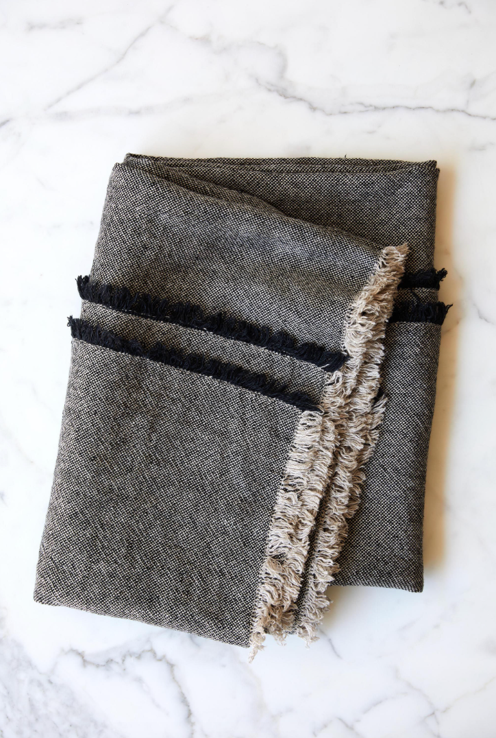 AITCH Woven Linen Throw
