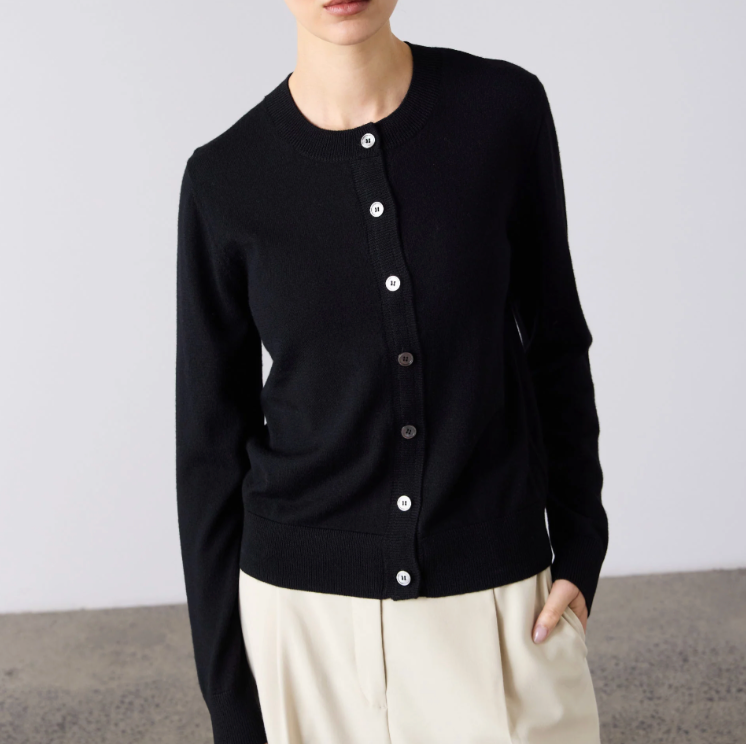 Sylvia Merino Cardigan by Laing