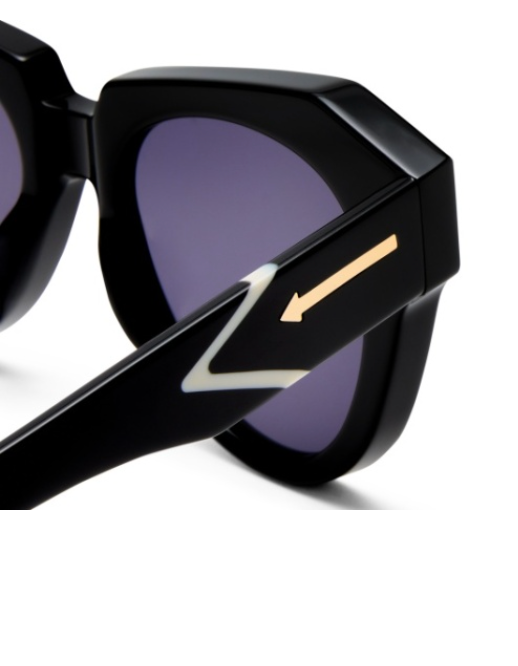Karen Walker Sunglasses - Apollo One Black