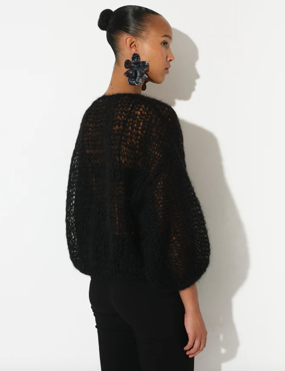 Maiami Mohair Bomber Light - Bee Embroidery