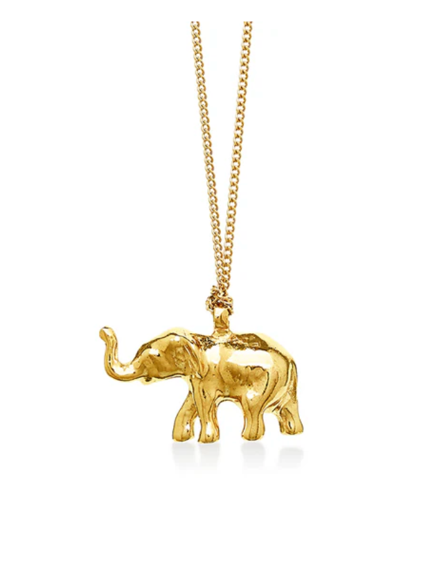 Zaza 24K Gold Elephant on Fine Chain