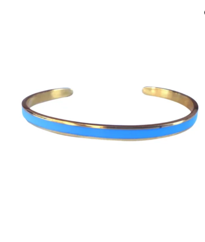 Zaza Enamel Cuff Bracelet