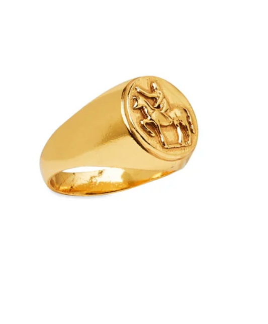 Zaza Taras Horse Ring Gold