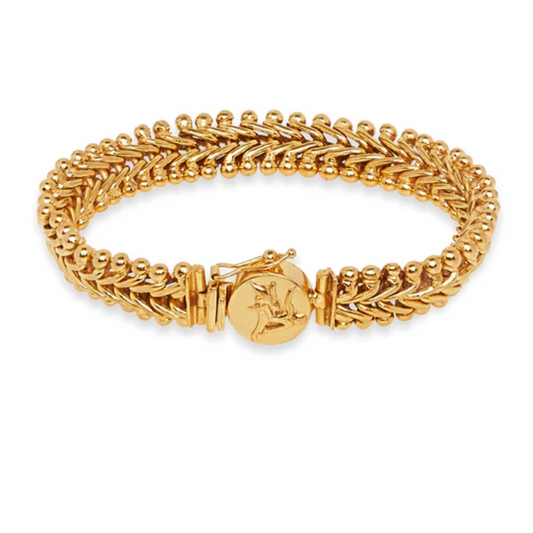 Zaza Ancient God of Sun Coin Bracelet