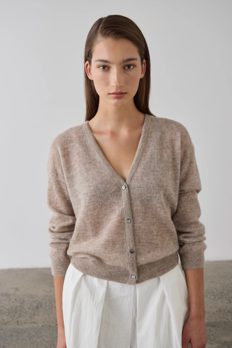 Fine Alpaca Cardigan by Laing Home