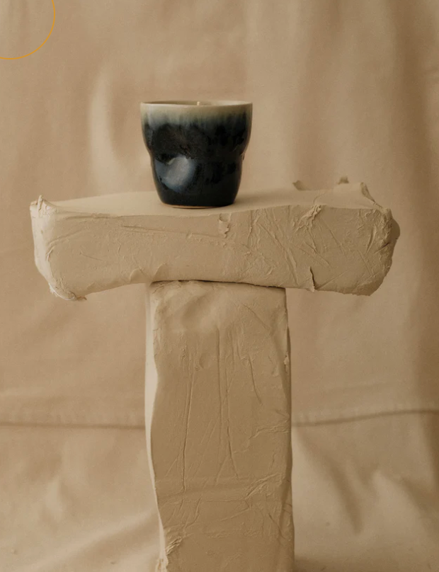 Inaba Pinch Candle - Indigo/Cream