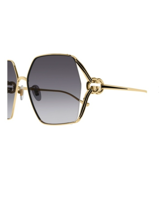 Gucci Sunglasses Vintage Gold Oversized Frame