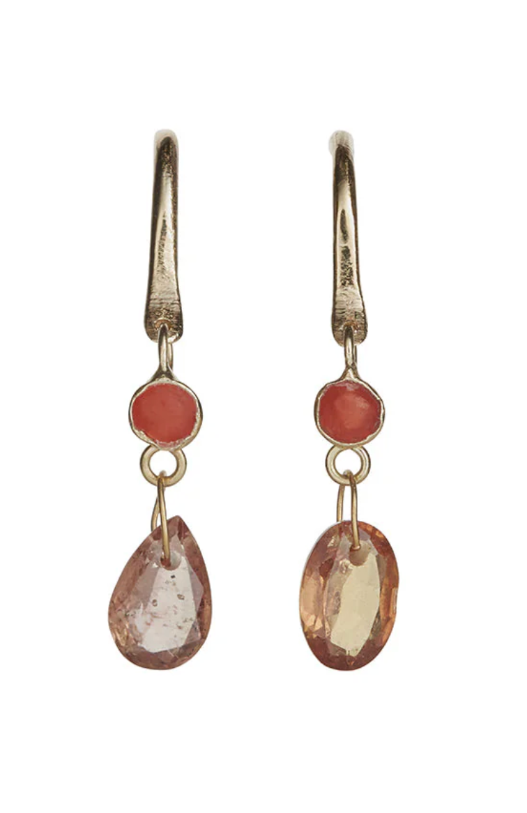 5 Octobre Jolie Coral Earrings