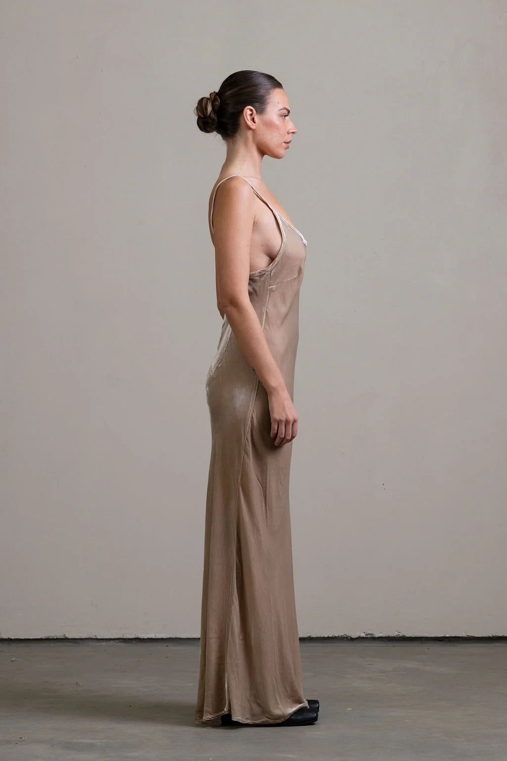 Silk Velvet Bias Cut Slip