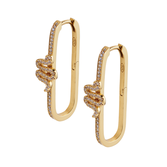 Snake Clip Earrings - Hearth Co