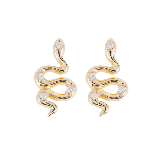 Snake Stud Earrings - Hearth Co