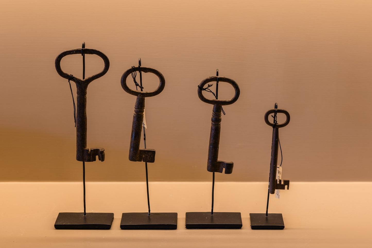 Kunci Antique Decorative Keys — Set of Four - Hearth Co
