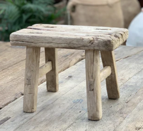 Chinese Antique Mini Stool - Hearth Co