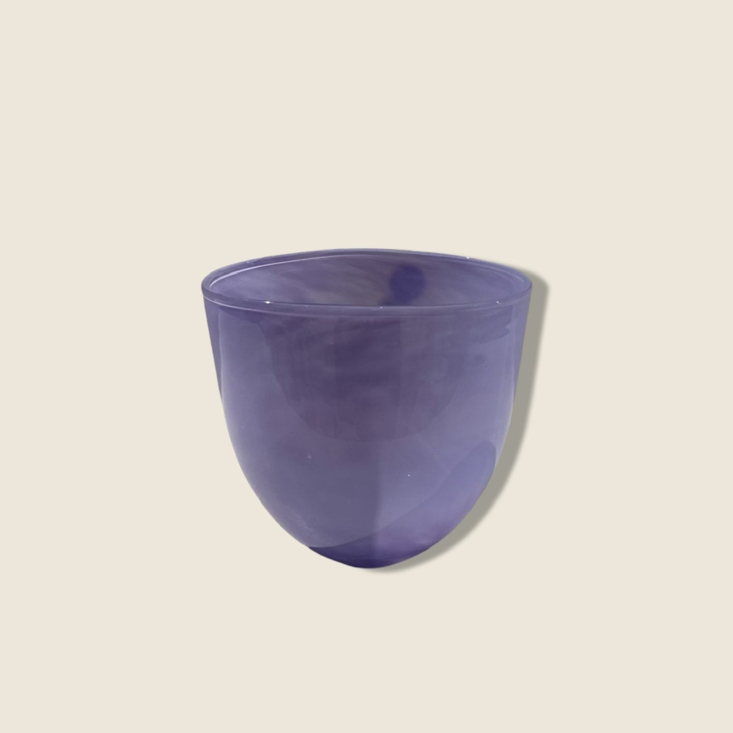 Vintage Kosta Boda Glass - Lilac Pot - Hearth Co