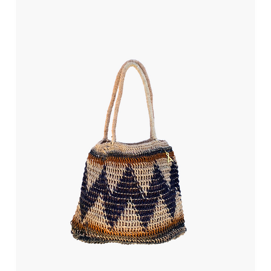 Handwoven Bilum Bag - Sisal Mini Shopper