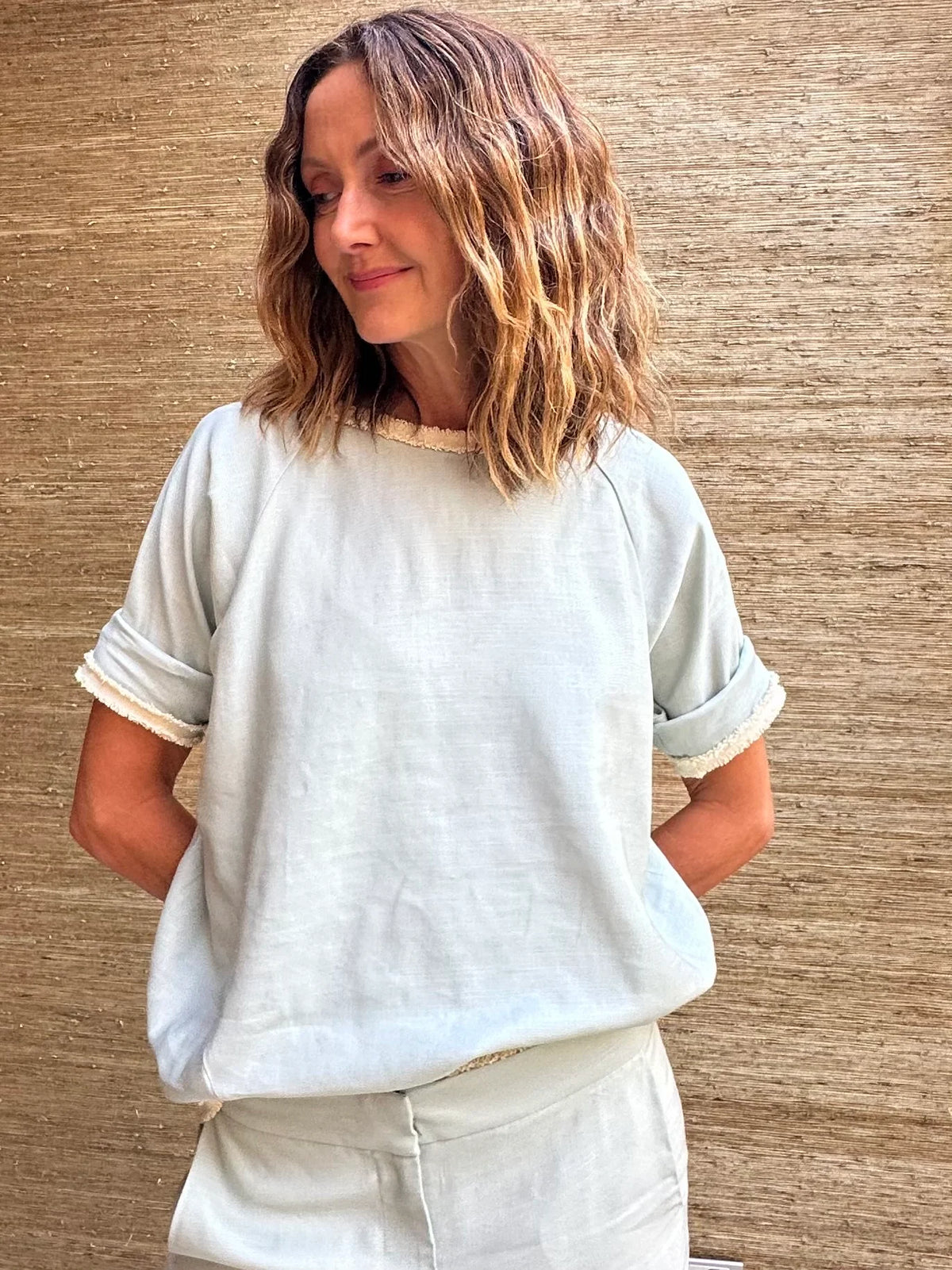 Dustflower Top | Dusty Sage