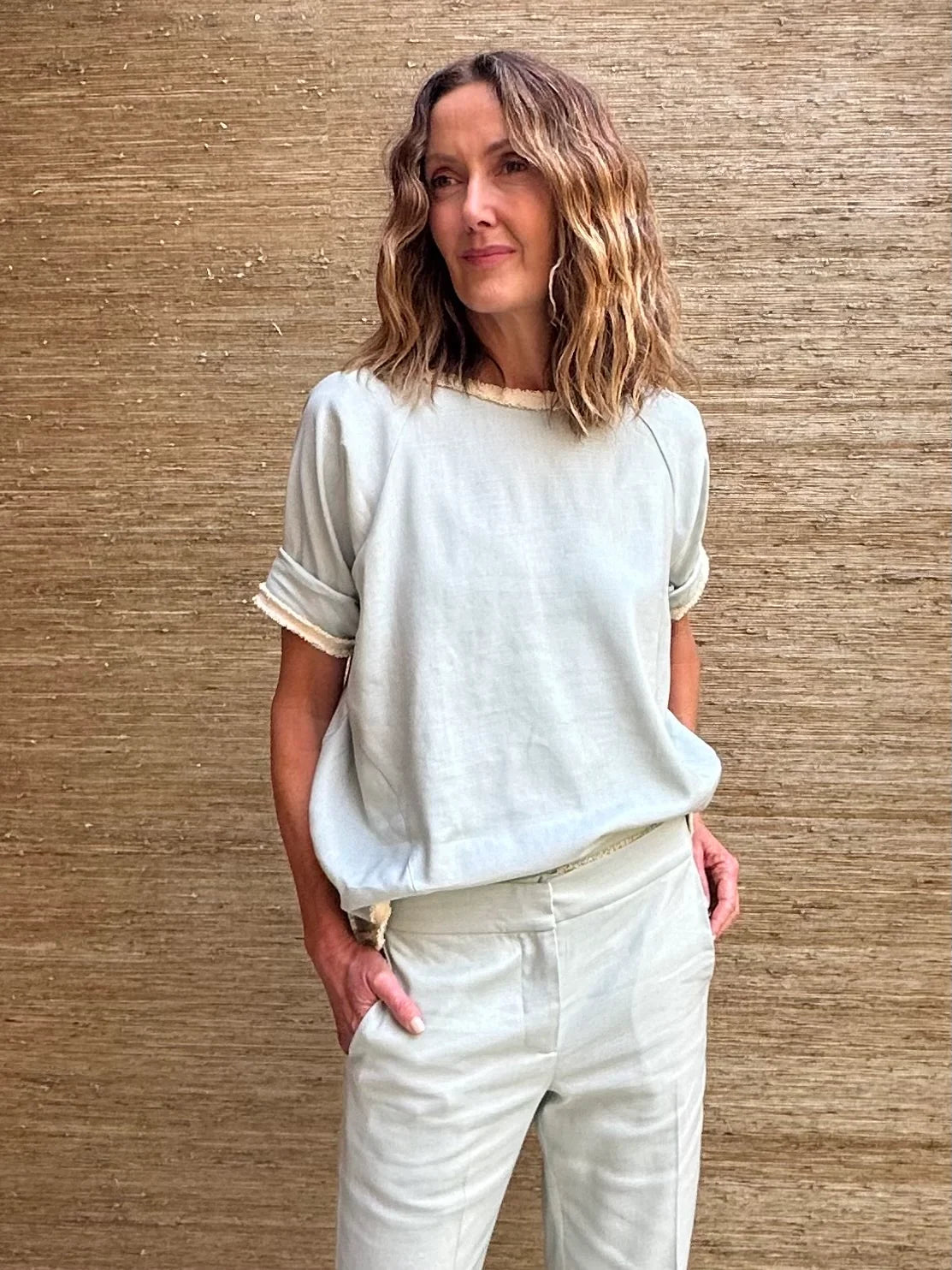 Dustflower Top | Dusty Sage