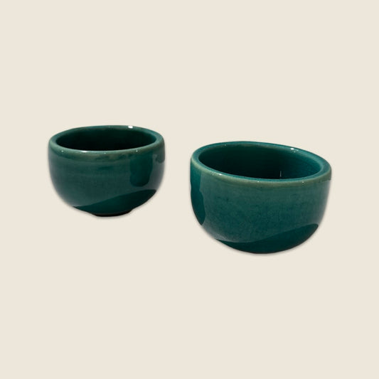 Small Jade Glazed Pots - Hearth Co