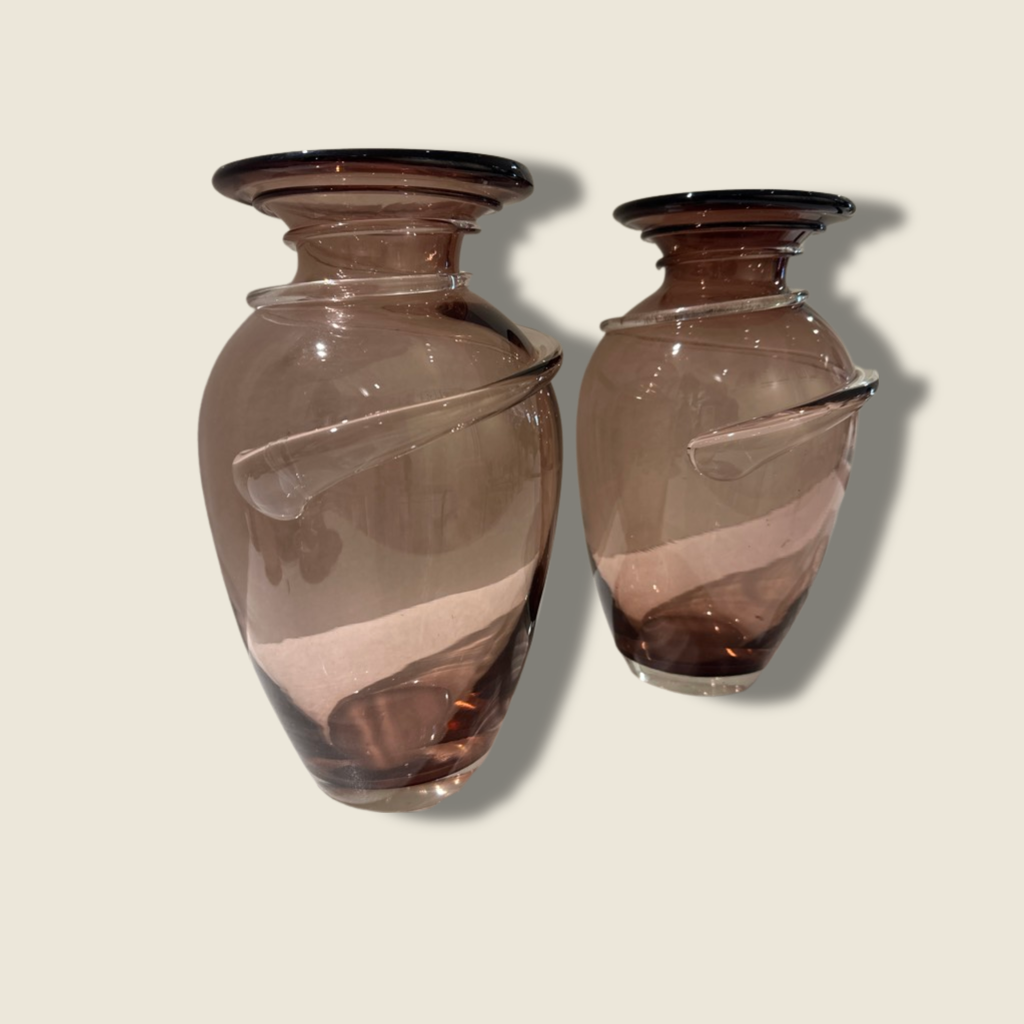Murano Pink Glass Vase - Hearth Co