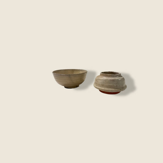Small Cream Pottery Vessel - Hearth Co