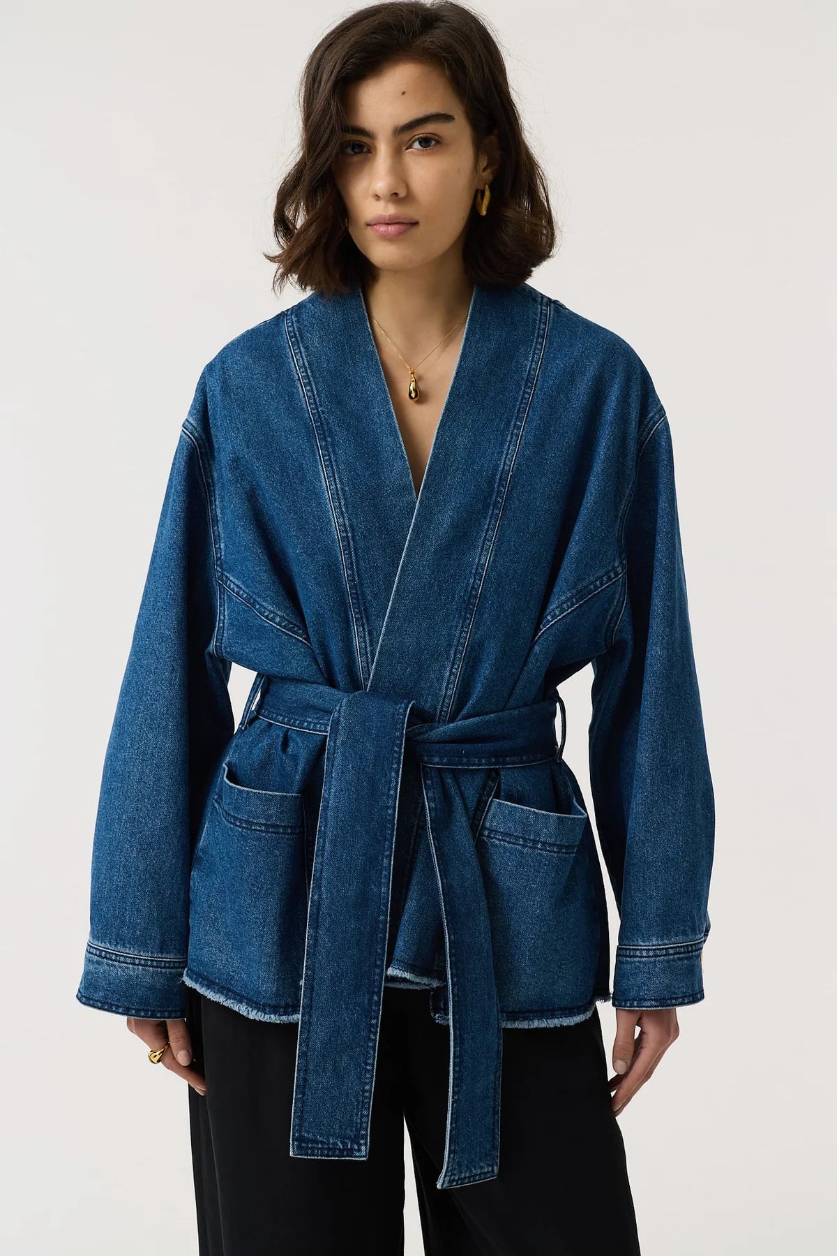 Anala Recycled Kimono Jacket - Hearth Co