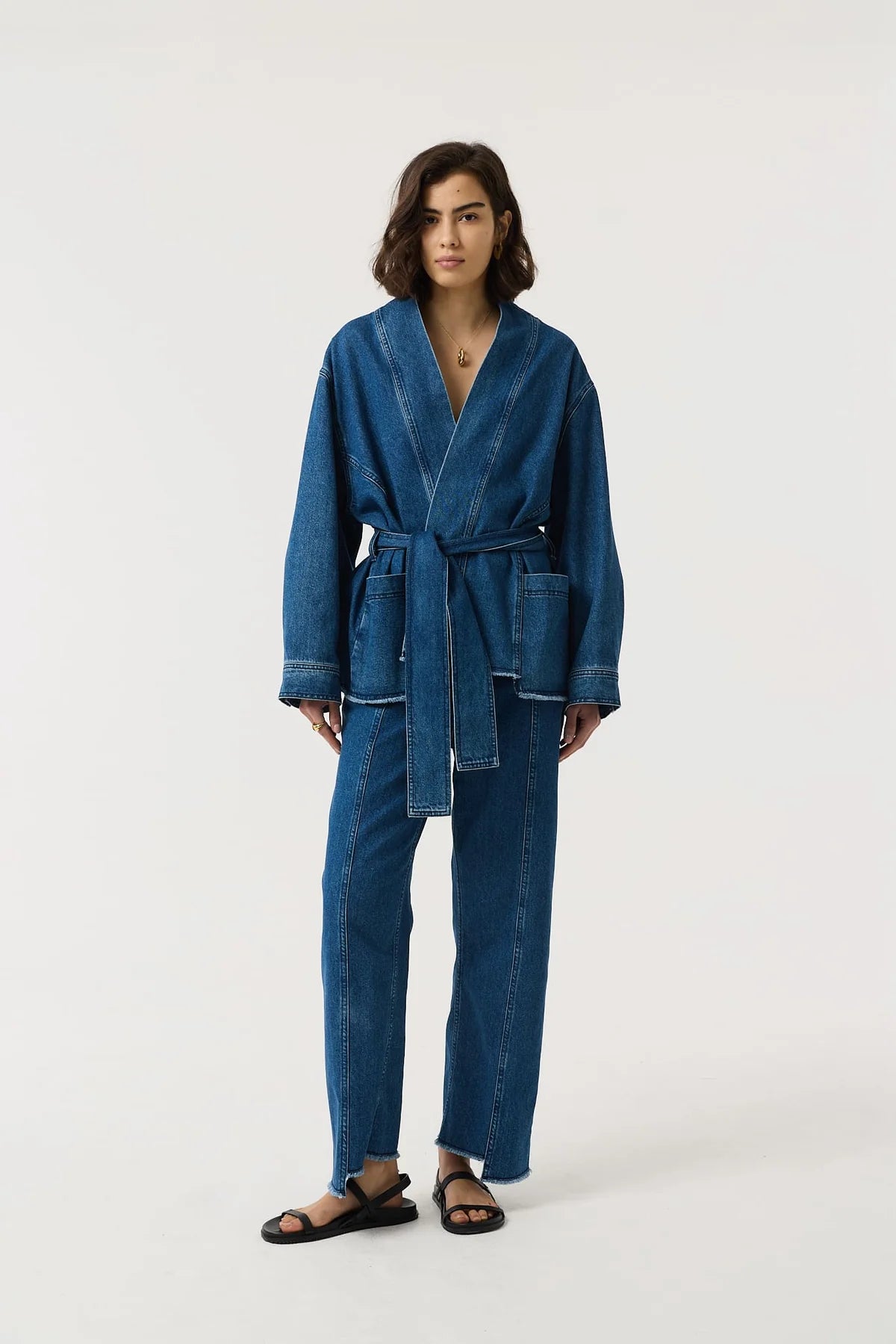 Anala Recycled Kimono Jacket - Hearth Co