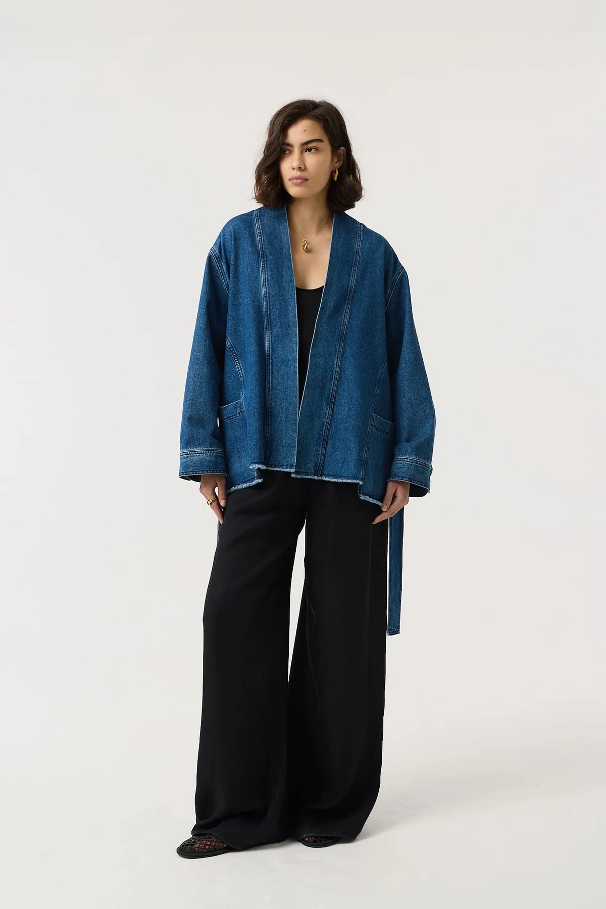 Anala Recycled Kimono Jacket - Hearth Co