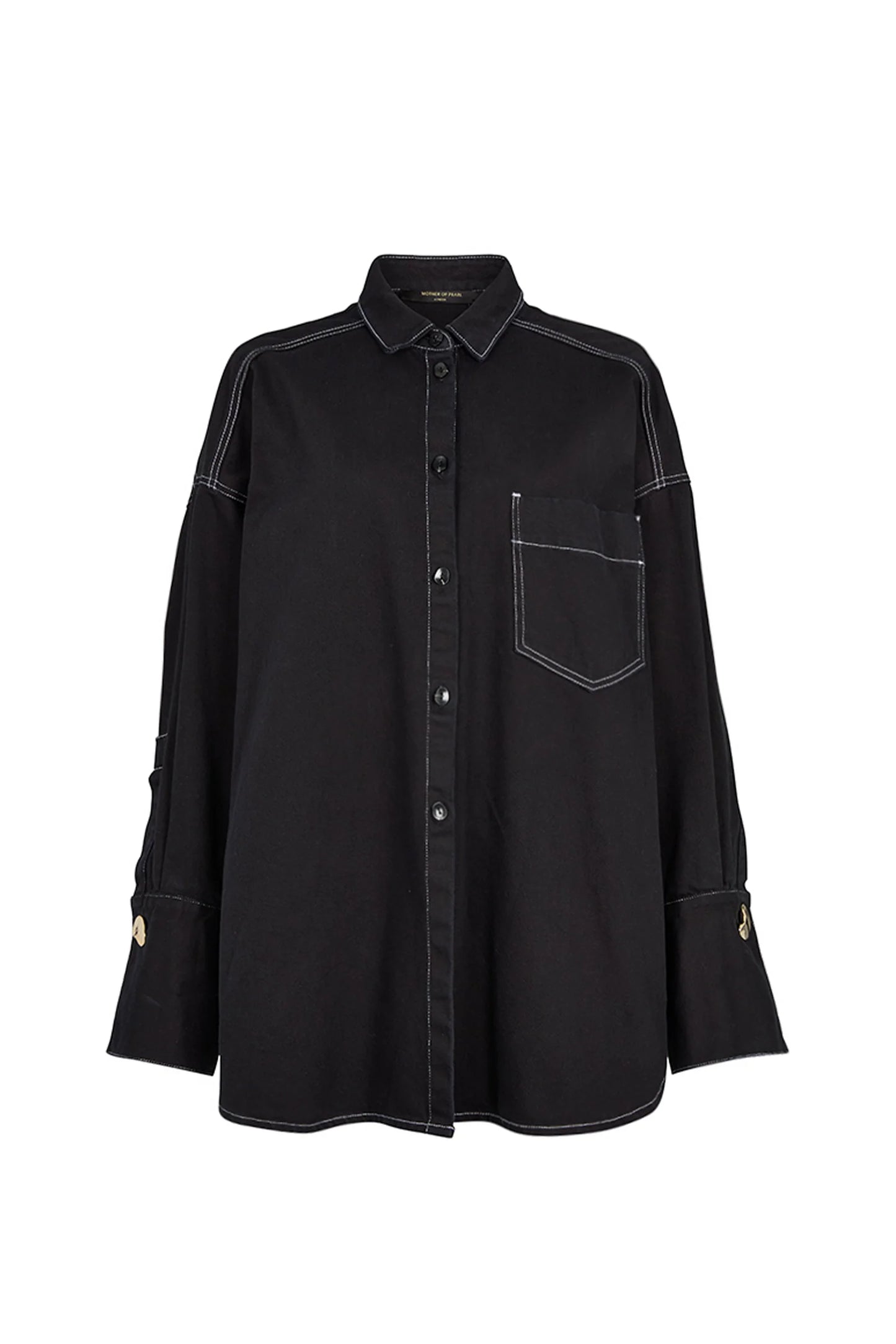 Fenella Black Denim Shirt - Hearth Co