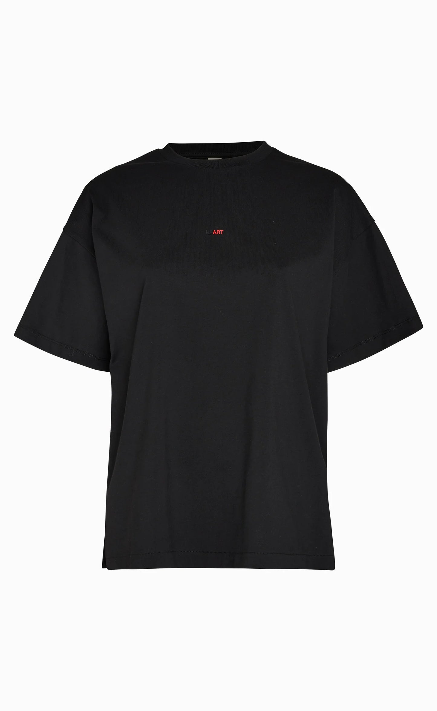 Lucy 'Heart' Black T-Shirt - Hearth Co