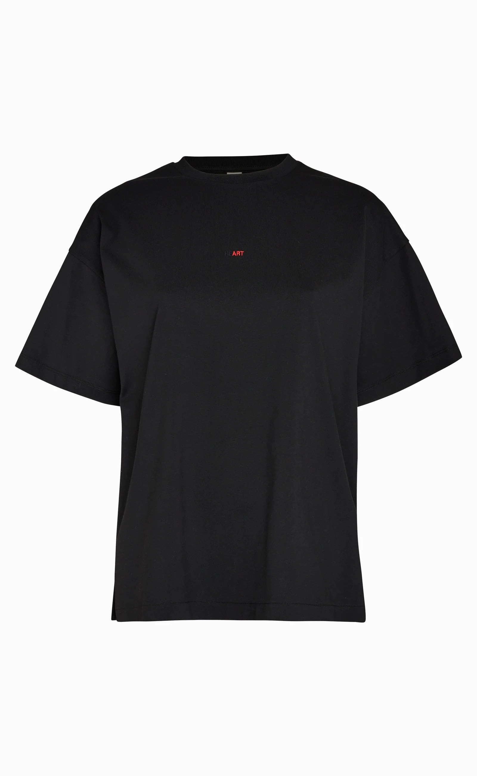 Lucy 'Heart' Black T-Shirt - Hearth Co