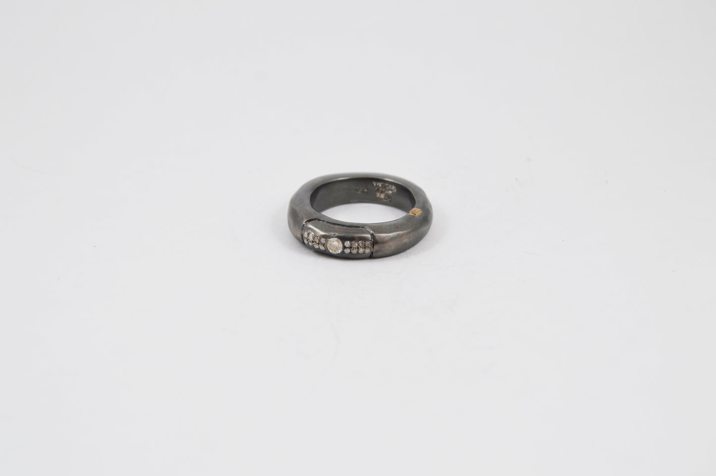 Rosa Maria Bolero Ring — Sterling Silver & White Diamond - Hearth Co
