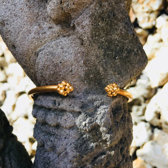 Zaza Ball Cuff Bracelet Jawan Gold